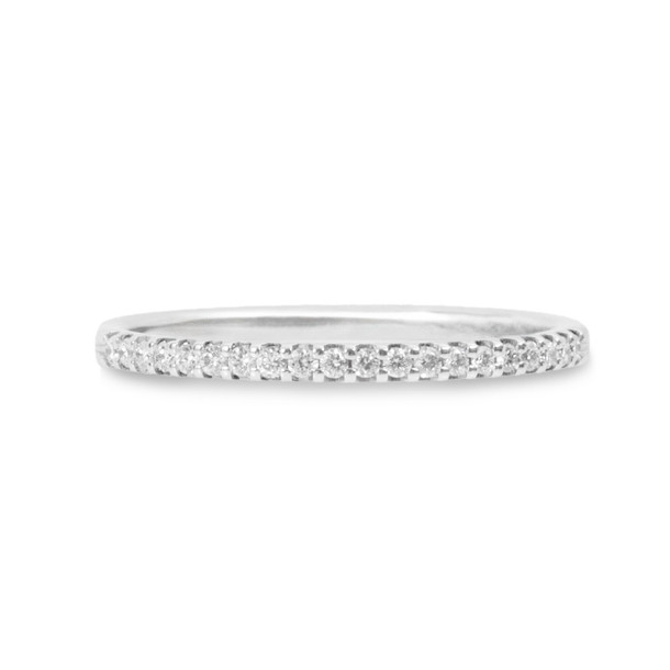 Shared Prong Diamond Wedding Band (0.15tw)