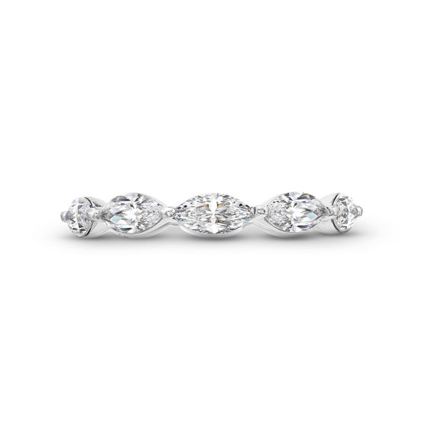Marquise Diamond Eternity Wedding Band
