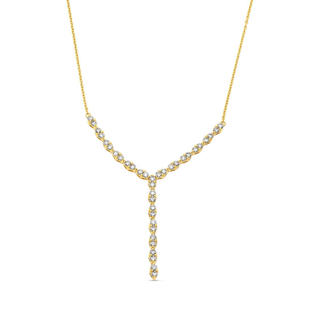 Marquise Diamond "Y" Necklace
