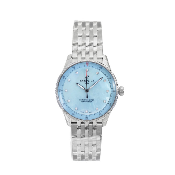 Breitling Navitimer 32 Blue Dial Watch | Stainless Steel