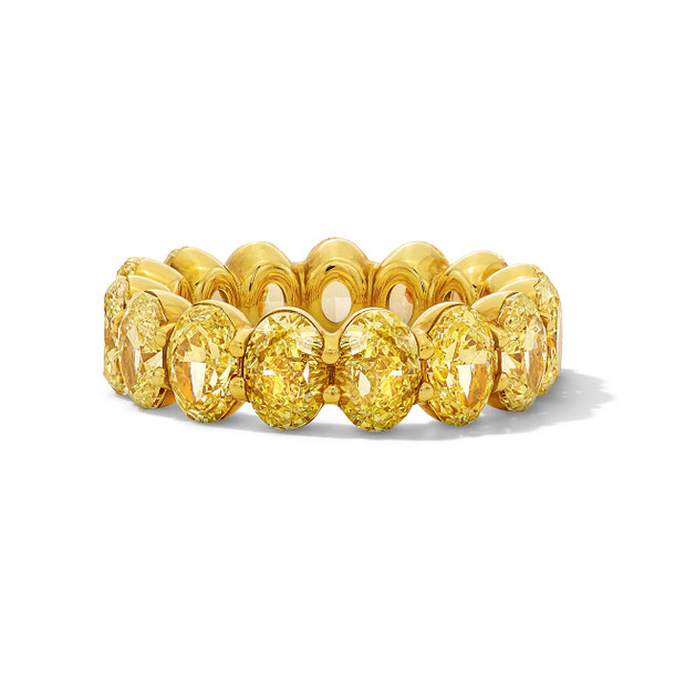 Fancy Yellow Diamond Eternity Band (10.74tw)