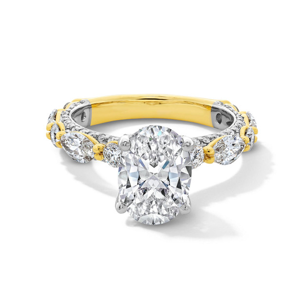 Verragio Three Sided Diamond Engagement Setting
