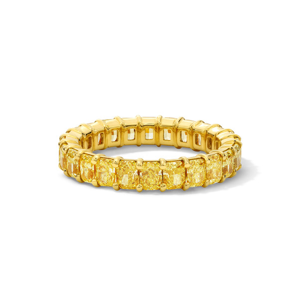 Fancy Yellow Diamond Eternity Band (4.32tw)