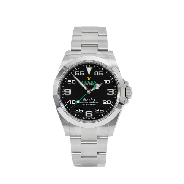 Rolex Air-King 40 Black Dial Watch | Oystersteel