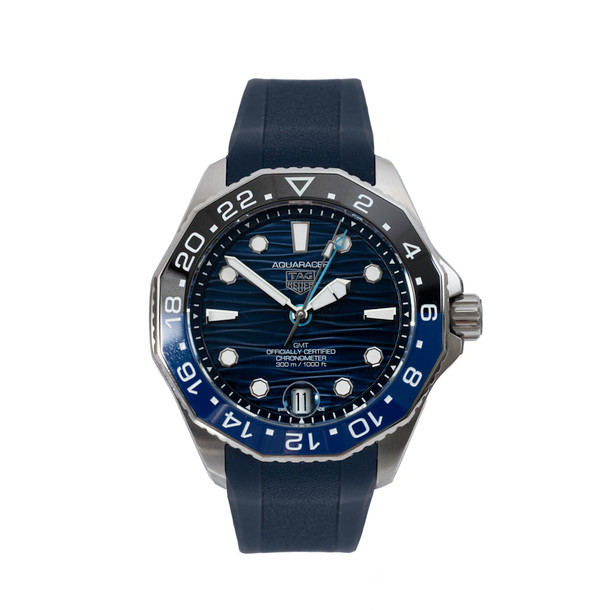 Tag Heuer Aquaracer GMT 42 Blue Dial Watch | Steel