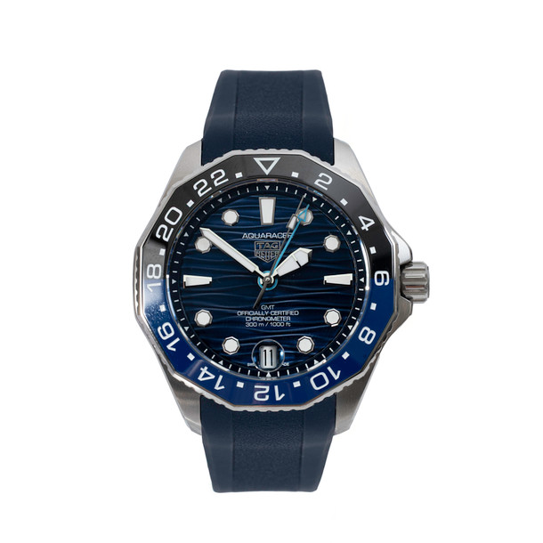 Tag Heuer Aquaracer GMT 42 Blue Dial Watch | Steel