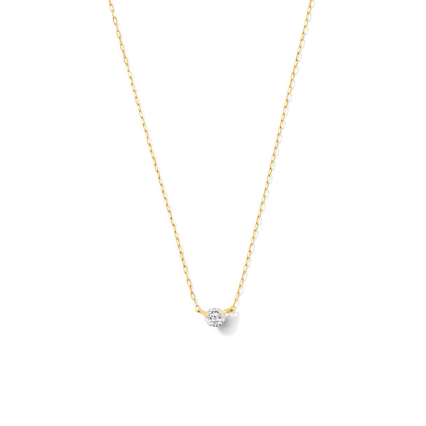 Diamond Solitaire Necklace