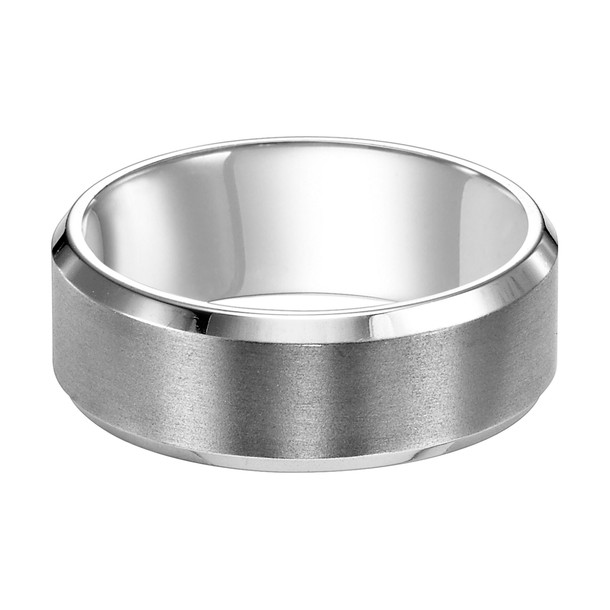 Brushed 8mm Wedding Band
