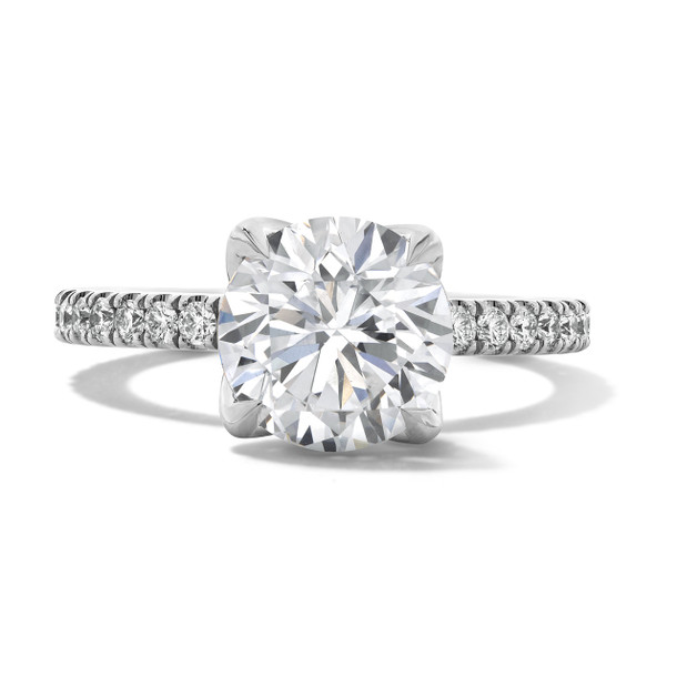 Tulip Prong 3/4 Way Diamond Engagement Setting by Adorette