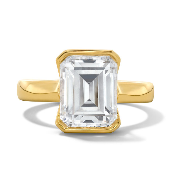 Half Bezel Engagement Setting by Adorette