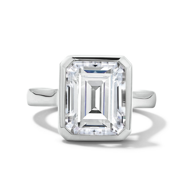 Modern Bezel Engagement Setting by Adorette