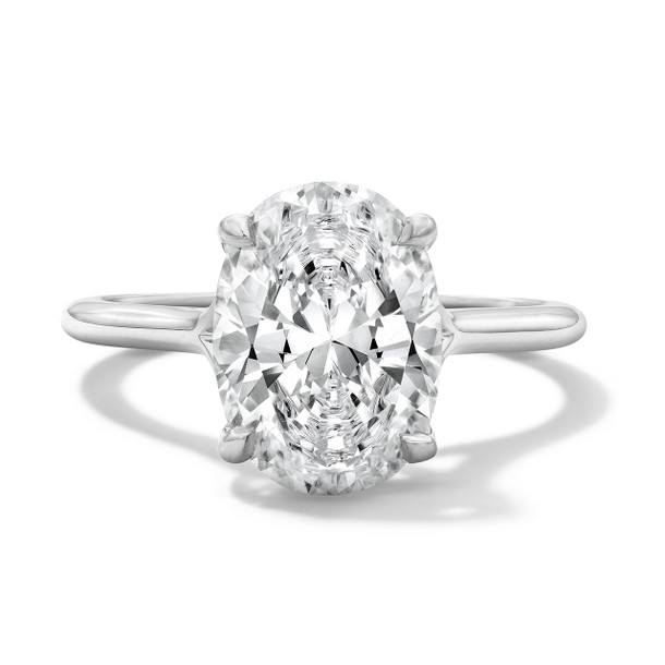 Michael M. Crown Hidden Halo Solitaire Engagement Setting