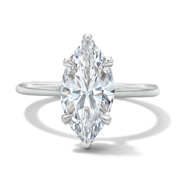Michael M. Monarch Marquise Hidden Halo Solitaire Engagement Setting