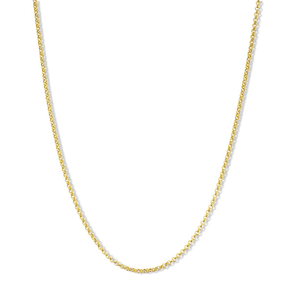 14K Gold Rolo Chain (18-inch)