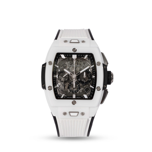 Hublot Spirit of Big Bang 42 Skeleton Dial Watch | White Ceramic