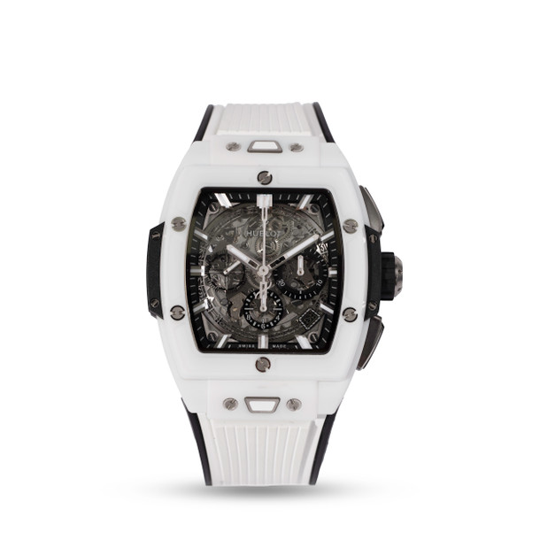 Hublot Spirit of Big Bang 42 Skeleton Dial Watch | White Ceramic