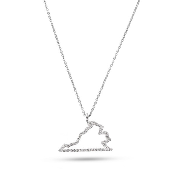 Virginia State Diamond Necklace