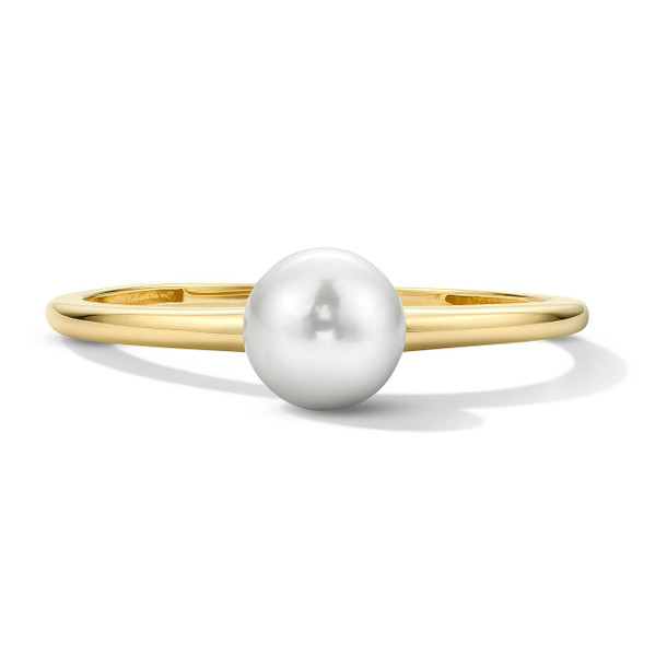 Pearl Solitaire Ring