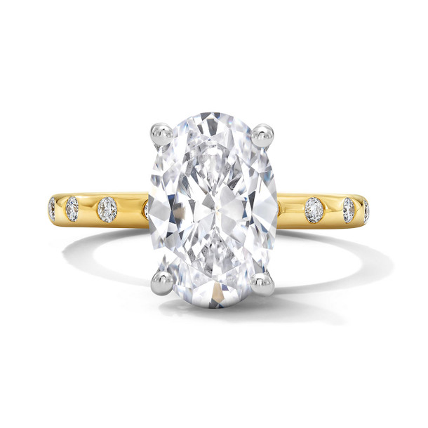 Flushed Diamond Engagement Setting