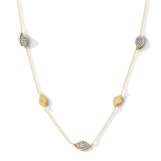 Tacori Diamond Petal Station Necklace