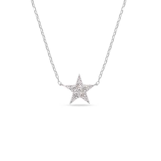 Diamond Star Pendant Necklace