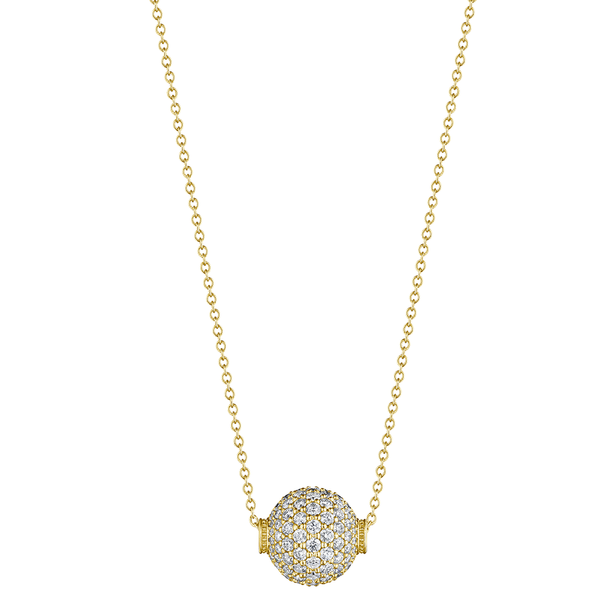 Verragio Disco Slide Ball Necklace
