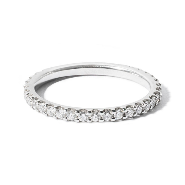 3/4 Way Diamond Wedding Band (0.42tw)