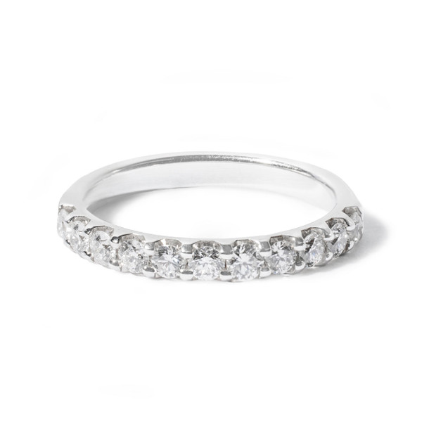 Shared Prong Diamond Wedding Band (0.55tw)