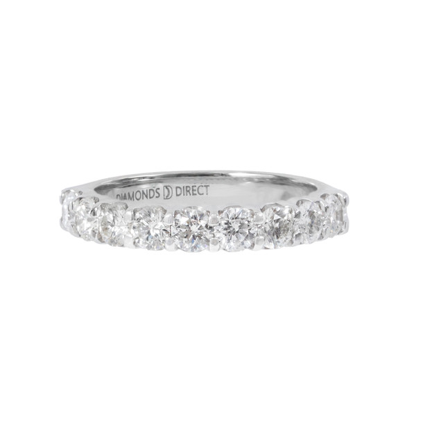 1/2 Way Diamond Wedding Band (1.00tw)