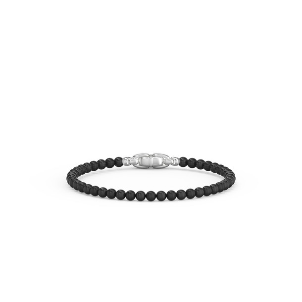 Black Onyx Beaded Bracelet