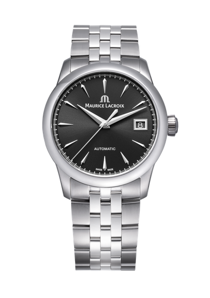 Maurice Lacroix 1975 Auto 36 Black Dial Watch | Stainless Steel
