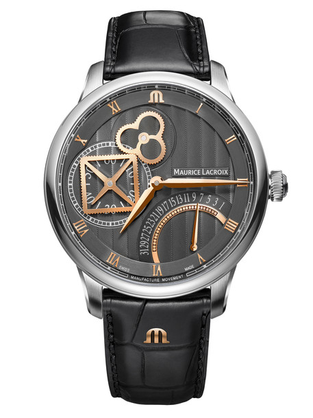 Maurice Lacroix Masterpiece Square Wheel 43 Gray Dial Watch | Stainless Steel