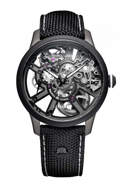 Maurice Lacroix Masterpiece Skeleton Label Noir 43 Skeleton Dial Watch | Stainless Steel
