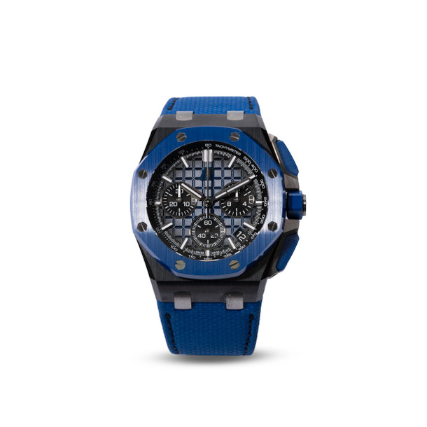 Audemars Piguet Royal Oak Offshore Chronograph 43 Blue Dial Watch | Blue & Black Ceramic