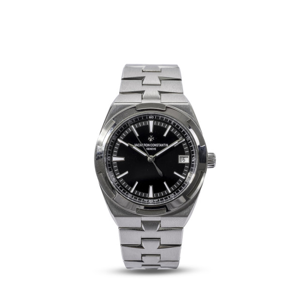 Vacheron Constantin Overseas 41 Black Dial Watch | Stainless Steel