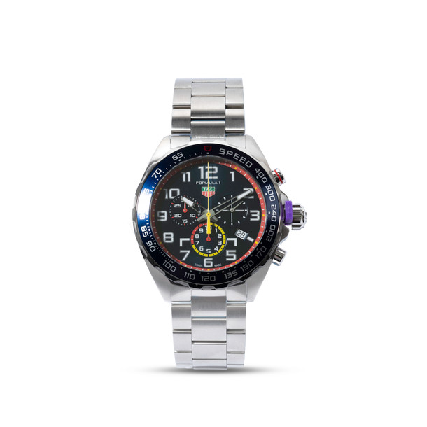 Tag Heuer Formula 1 Chronograph 43 Blue Dial Watch | Red Bull Special Edition | Stainless Steel