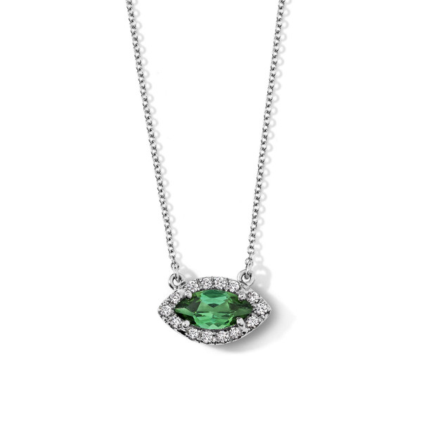 One of a Kind Green Tourmaline Necklace