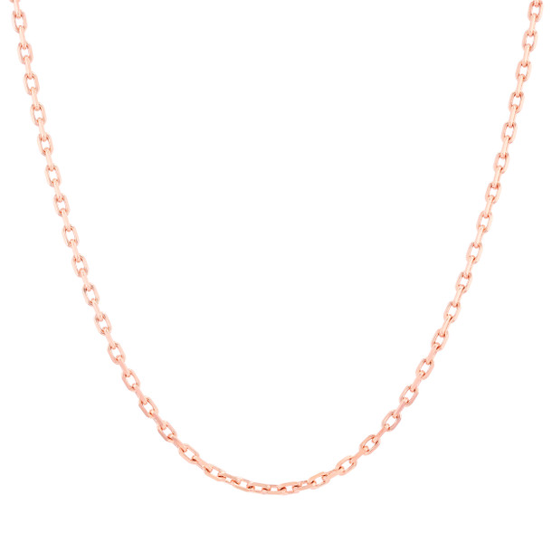 20 inch Rose Gold Cable Chain Necklace