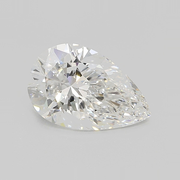 Pear 2.60 E VVS2 - #992021 - Lab Grown
