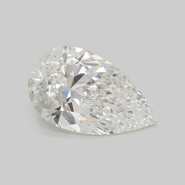 Pear 5.01 E VVS2 - #992040 - Lab Grown