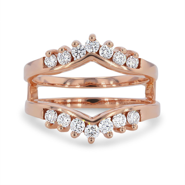Contour Kite Single Prong Diamond Ring Guard