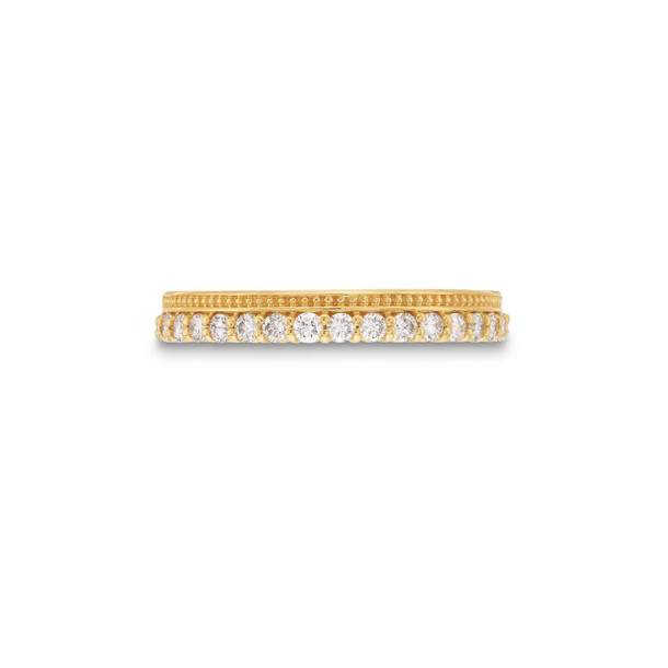 Diamond Milgrain Band