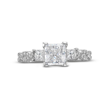 Verragio Insignia Three Stone Princess Engagement Setting