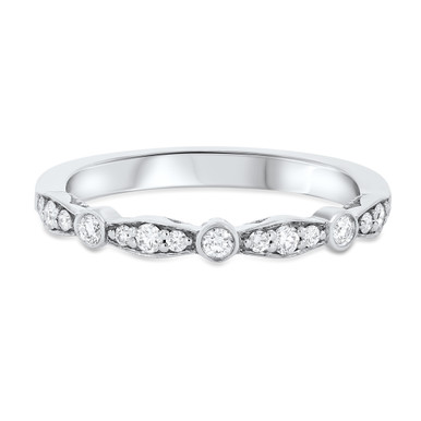 Tacori Sculpted Crescent Halfway Band