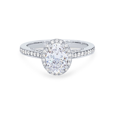 Tacori Dantela Oval Halo Engagement Setting