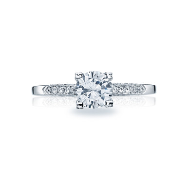 Simply Tacori Diamond Accented Engagement Setting