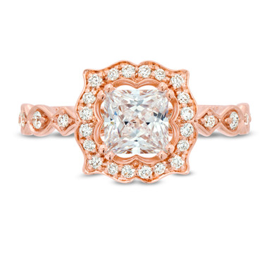 Verragio Renaissance Victorian Halo Engagement Setting
