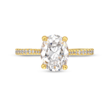 Simply Tacori Oval Cathedral Engagement Setting