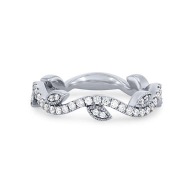 Artcarved Floral Vine Wedding Band