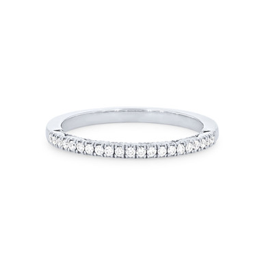 Tacori Coastal Crescent Pave Wedding Band